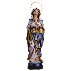 Nuestra Señora de la Inmaculada Concepcion con Aureola 12 estrellas latón