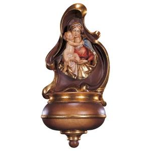 Bénitier avec Buste de la Vierge à le enfant à accrocher