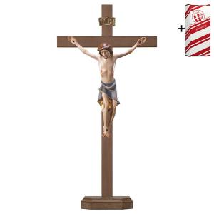 Crocifisso Moderno Croce con piedistallo + Box regalo